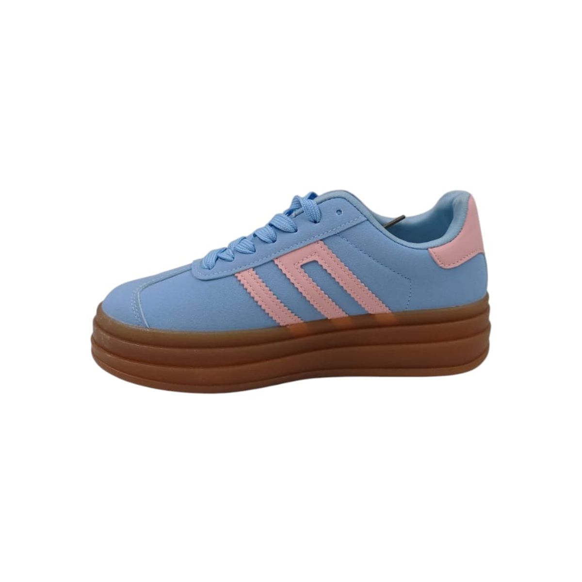 HERIEL - Zapatilla Azul Plataforma Mujer