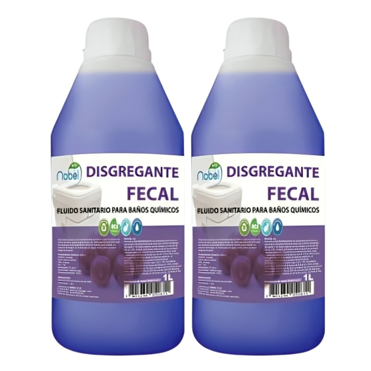 GENERICO - 2 Disgregante Liquido Para Baño Químico Desodorizante 1 lt