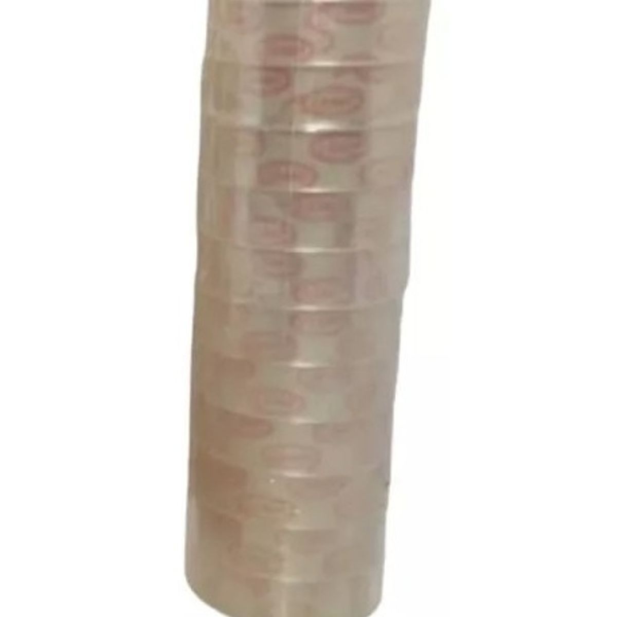 GENERICO - Pack 12 cintas adhesiva pequeñas transparente 1.2cm *20 metros