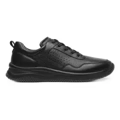 FLEXI - Zapatilla Hombre Cuero Flyer 410701 Negro