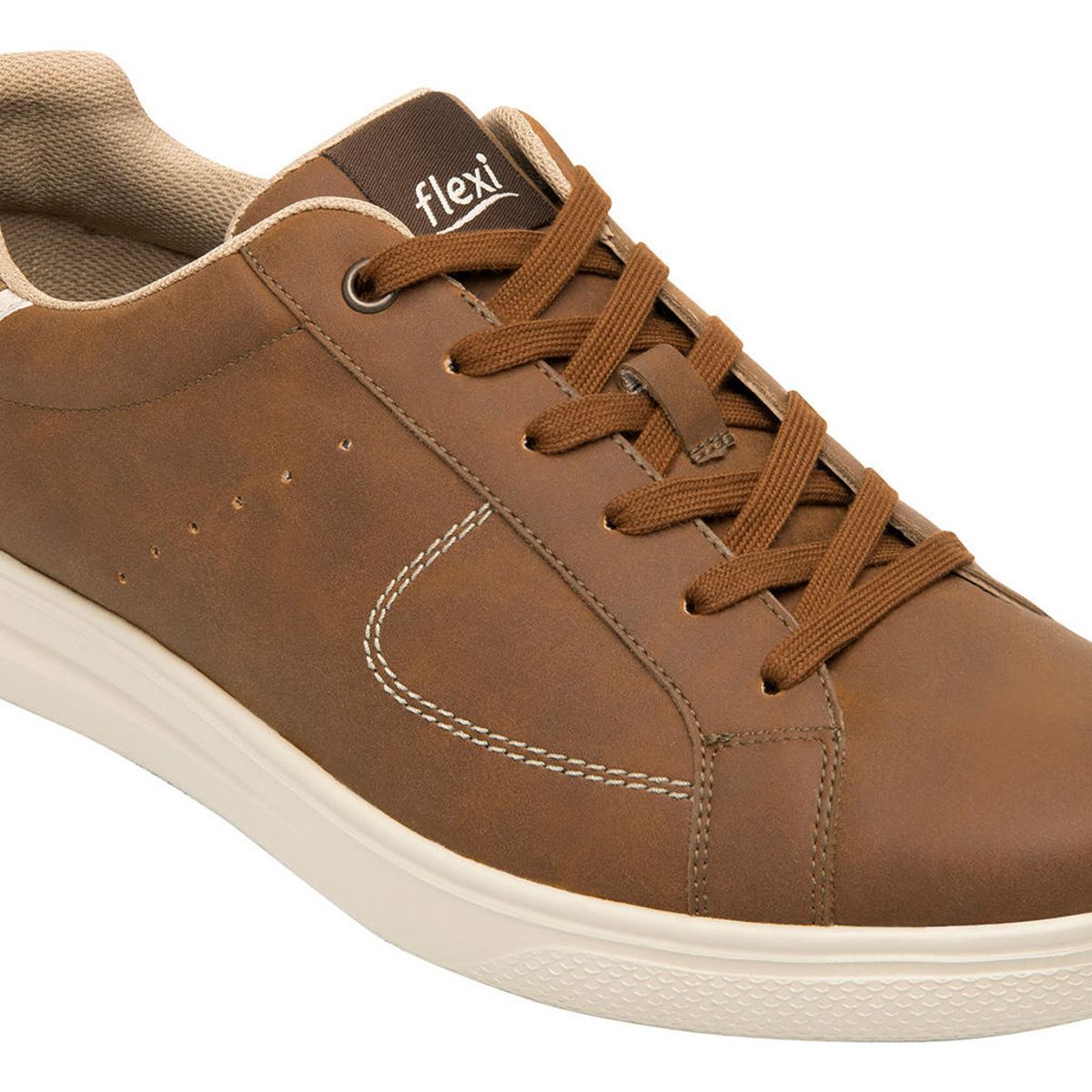 FLEXI - Zapatilla Hombre Griezman Café Flexi