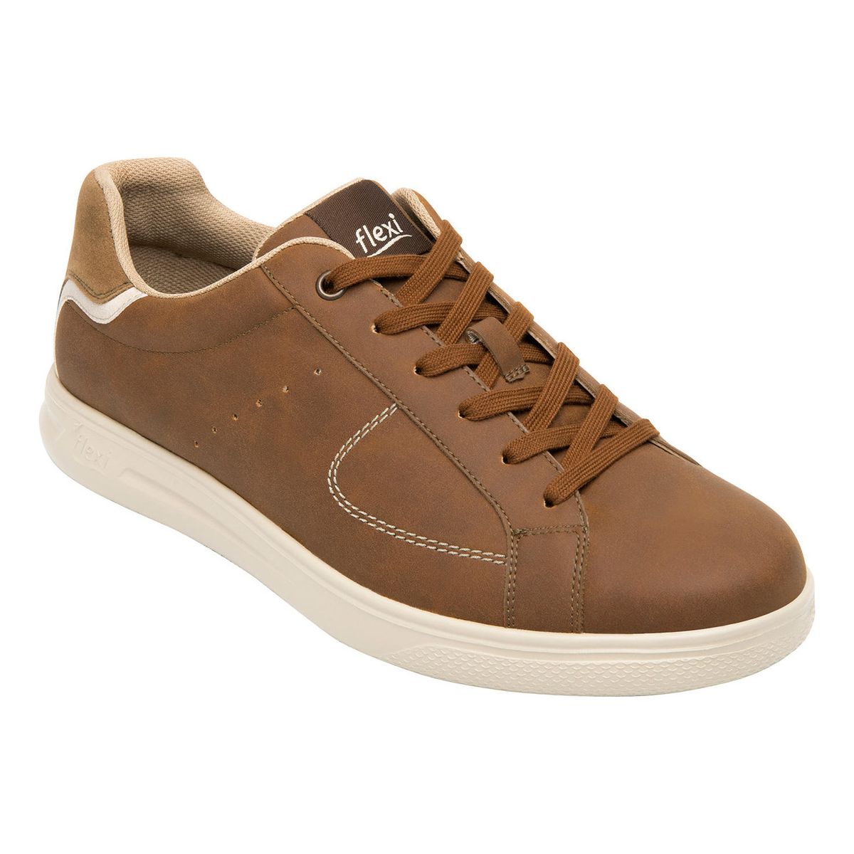 FLEXI - Zapatilla Hombre Griezman Café Flexi