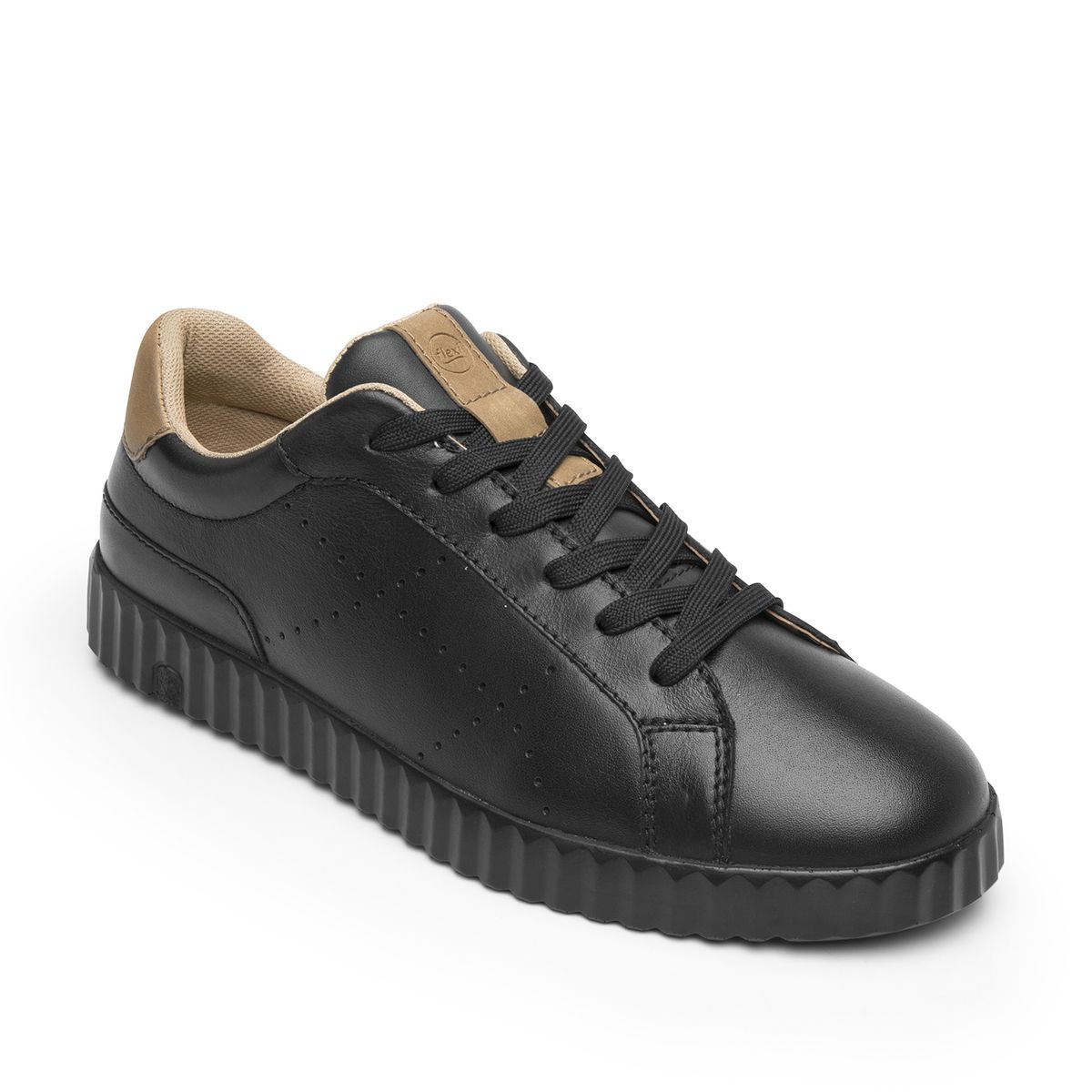 FLEXI - Zapatilla Hombre Poarch 420401 Negro Flexi