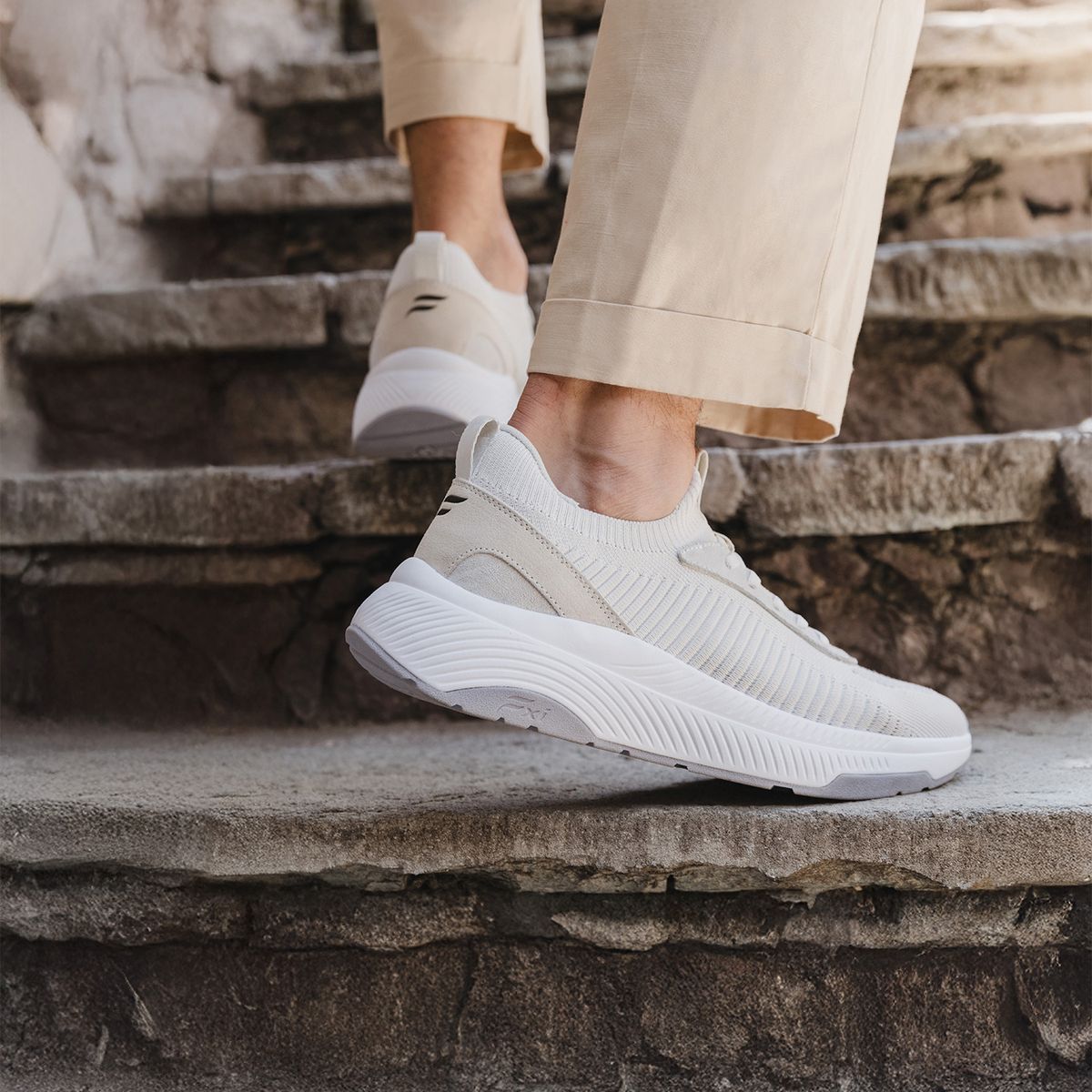 FLEXI - Zapatilla Hombre Colby 418901 Blanco Marfil Flexi