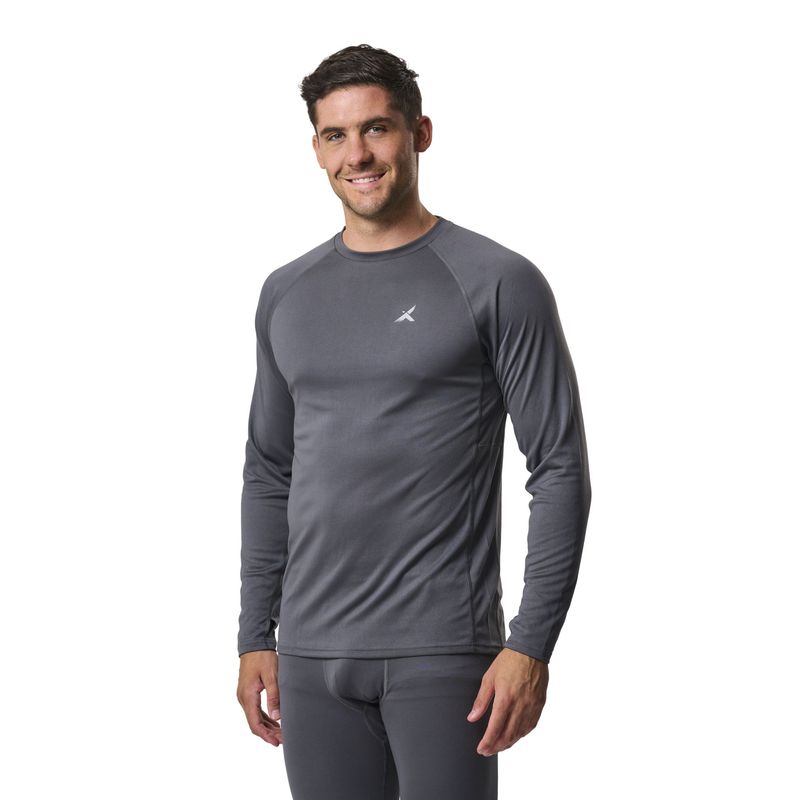 ANDESGEAR - Primera Capa Hombre Trekking Top Gris Andesgear