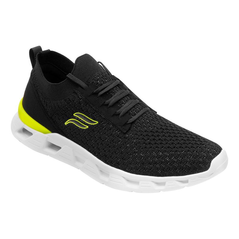 FLEXI - Zapatilla Hombre Launcher Negro Flexi