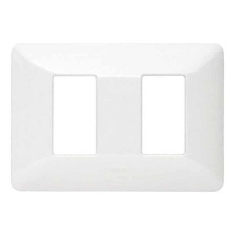 BTICINO - Placa Tecnopolimero Bticino Matix Blco 2 Puestos SAM503M2BN