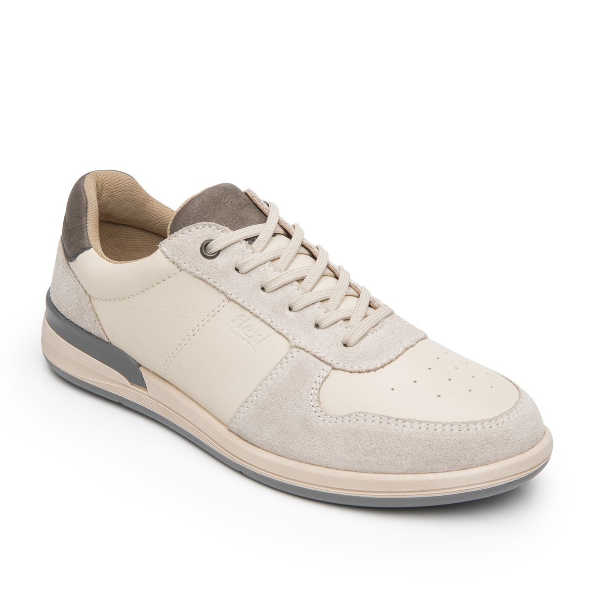 FLEXI - Zapatilla Hombre Bard 419801 Beige Flexi