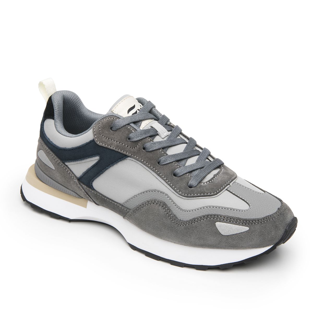 FLEXI - Zapatilla Hombre King 420702 Gris Flexi