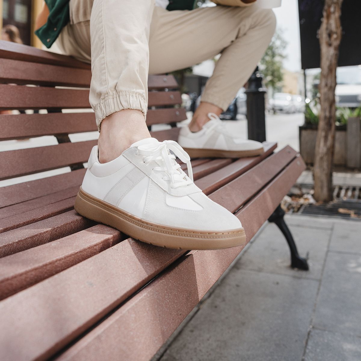 FLEXI - Zapatilla Hombre Apek 418301 Blanca Flexi