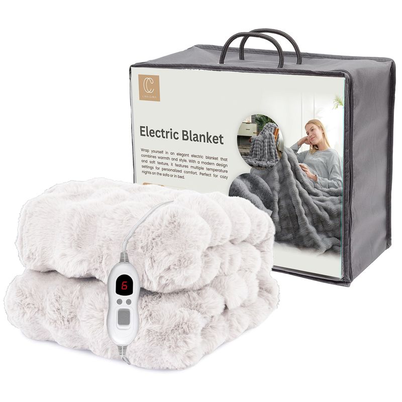 GENERICO - Manta Eléctrica CasaClara Frazada Calienta Cama Lavable
