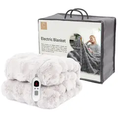 GENERICO - Manta Eléctrica CasaClara Frazada Calienta Cama Lavable