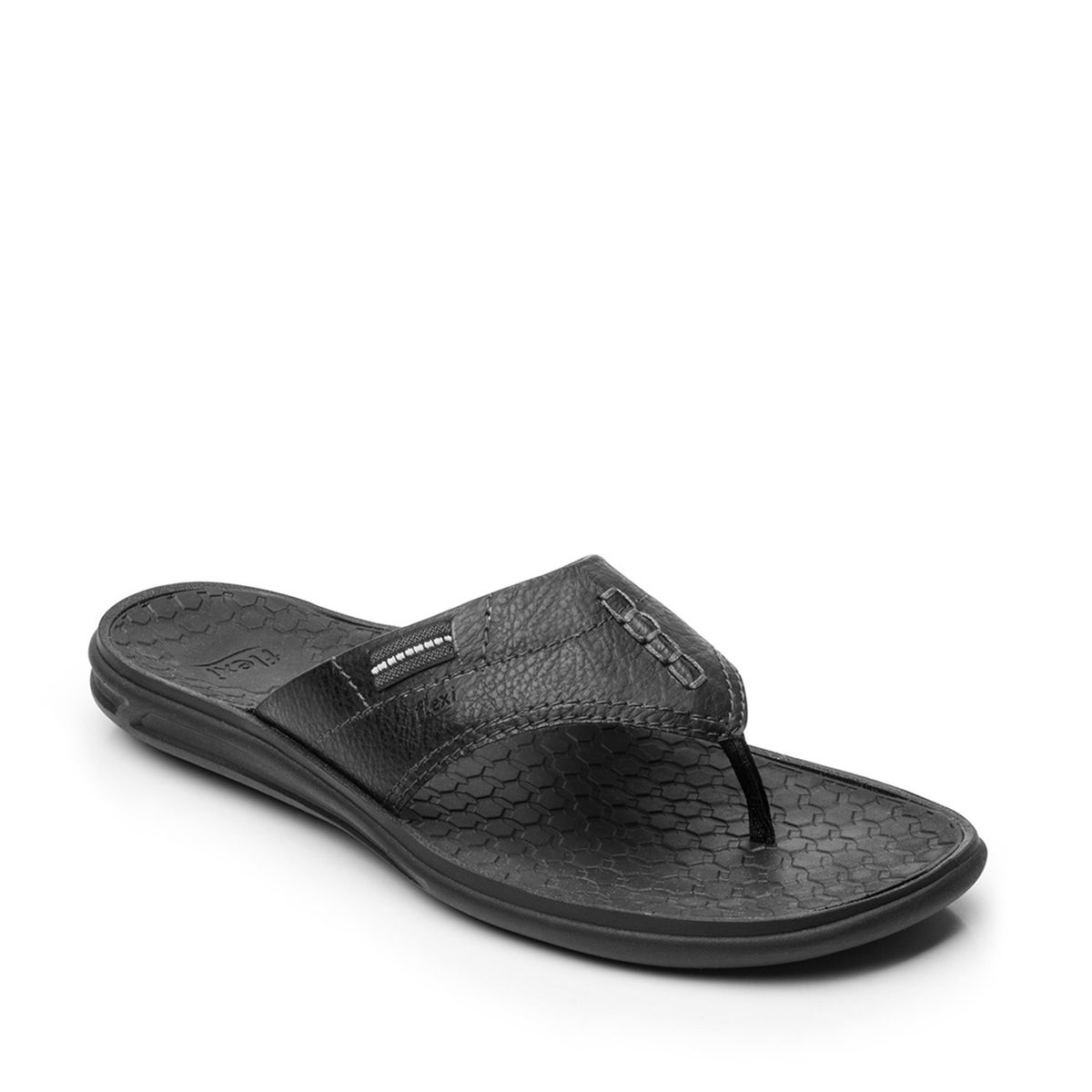 FLEXI - Sandalia Hombre Clifton Negra Flexi
