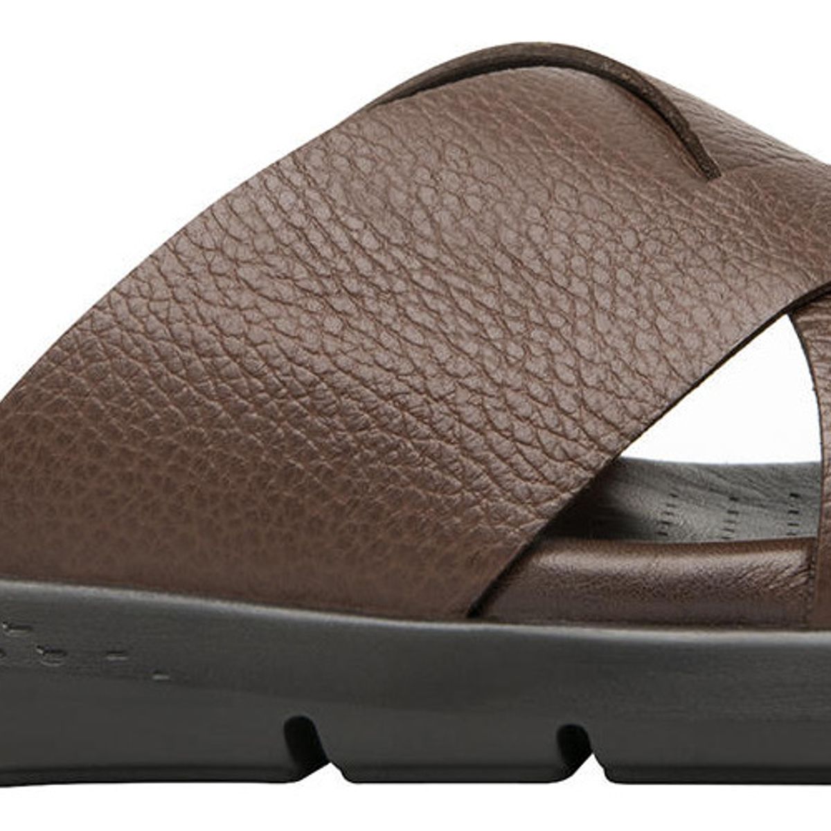 FLEXI - Sandalia Hombre Cuero Odin Café Flexi