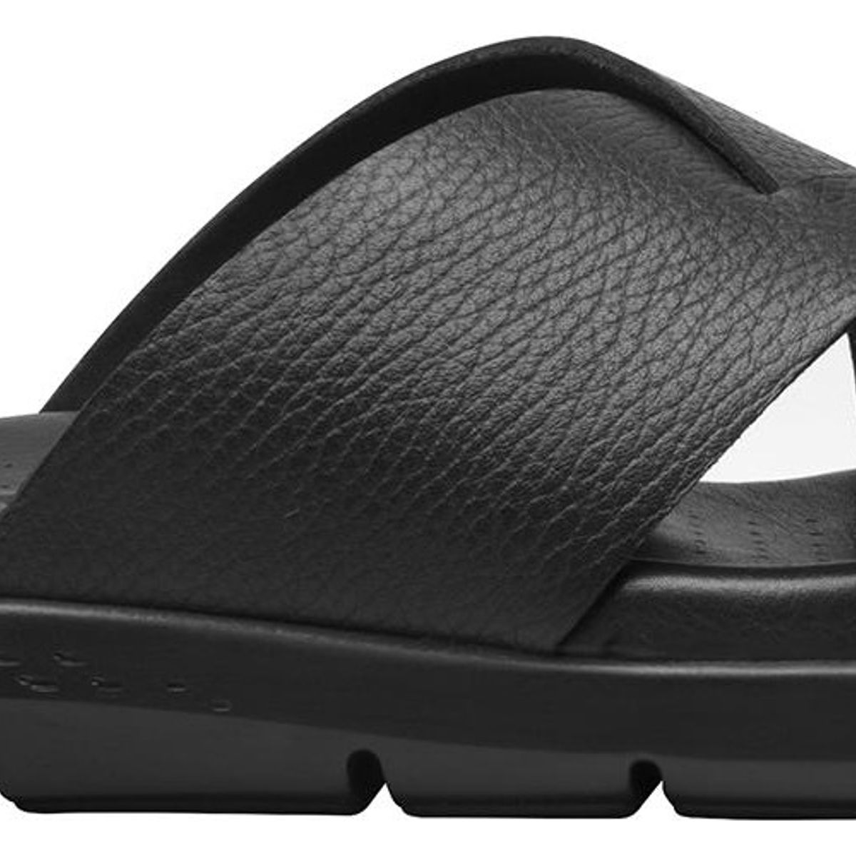 FLEXI - Sandalia Hombre Cuero Odin Negro Flexi
