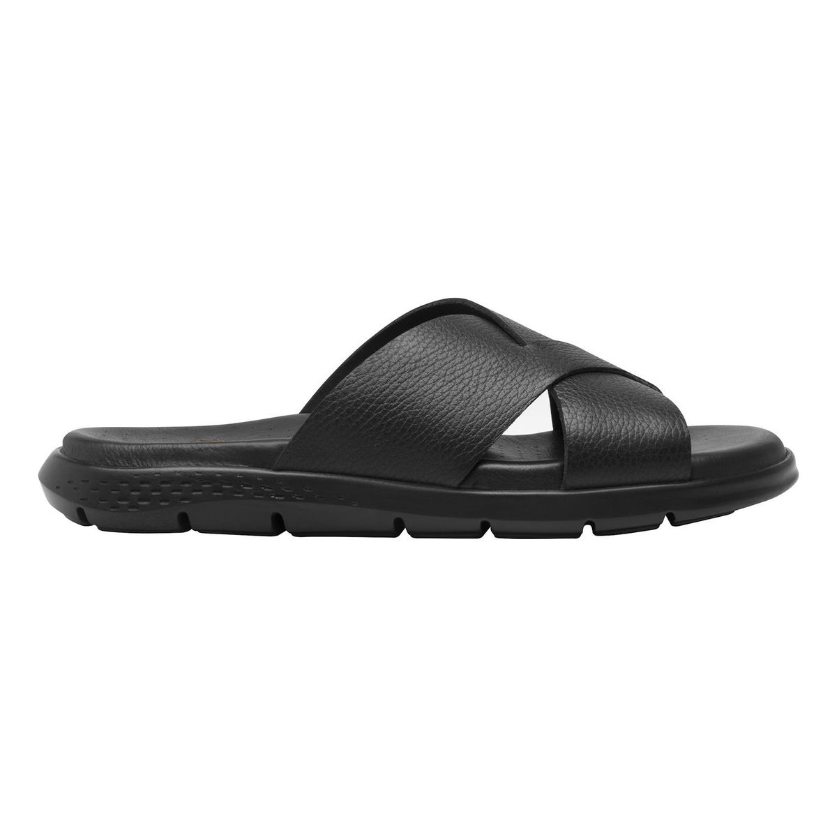 FLEXI - Sandalia Hombre Cuero Odin Negro Flexi