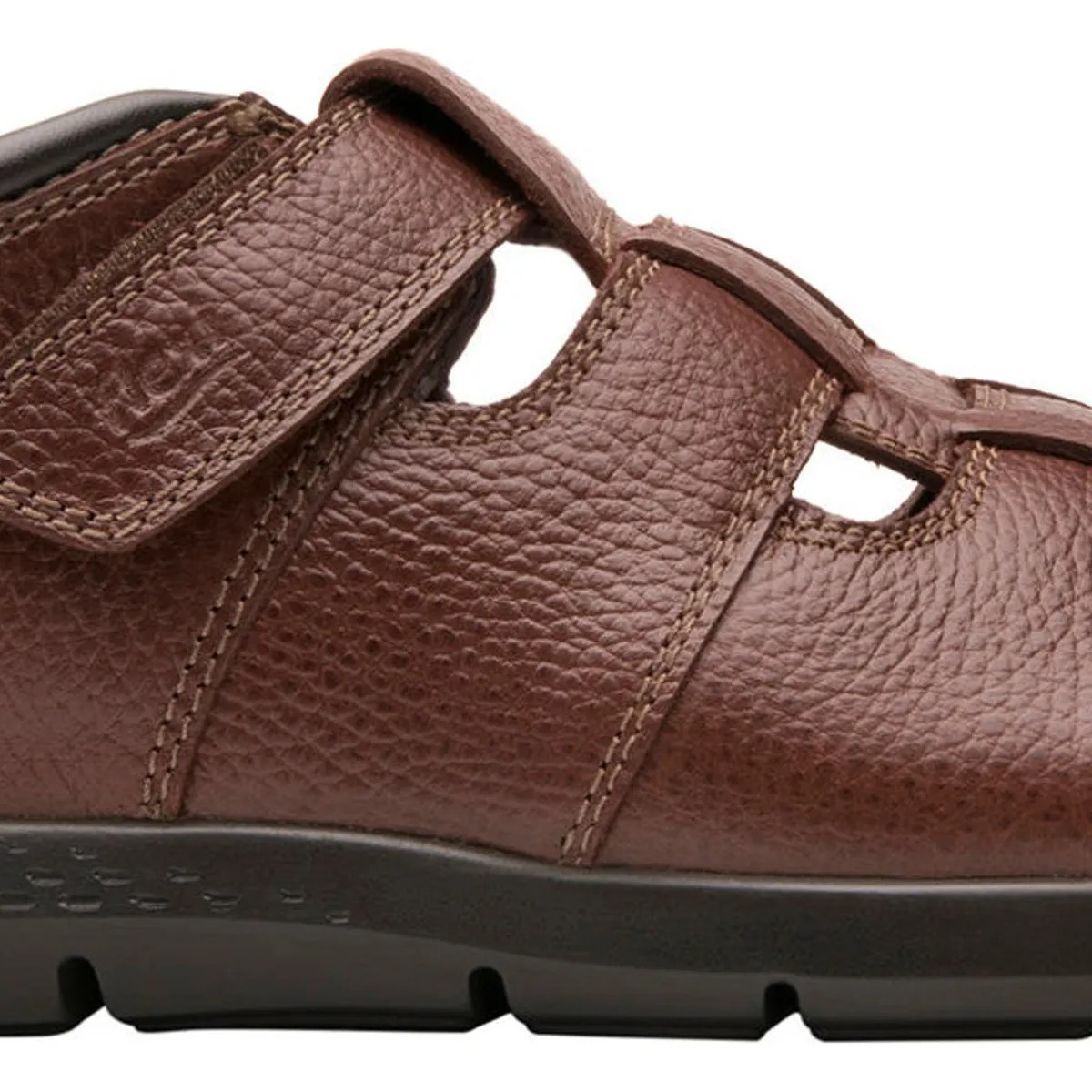 FLEXI - Sandalia Hombre Cuero Odin Café Flexi