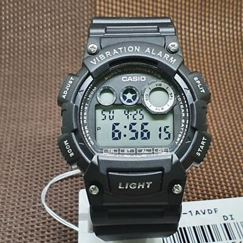 CASIO - RELOJ CASIO W735H-1AV HOMBRE VIBRACION SUPER ILUMINATOR