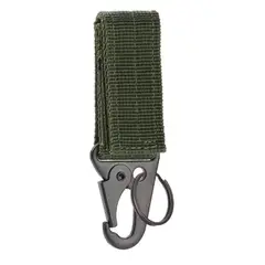 EKOL TACTICA MILITAR - Llavero Mosquetón Táctico Militar Sist Molle Velcro