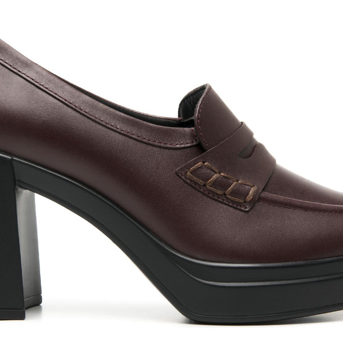 FLEXI - Mocasín Mujer Cuero Mandy 127401 Burdeo Flexi