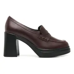 FLEXI - Mocasín Mujer Cuero Mandy 127401 Burdeo