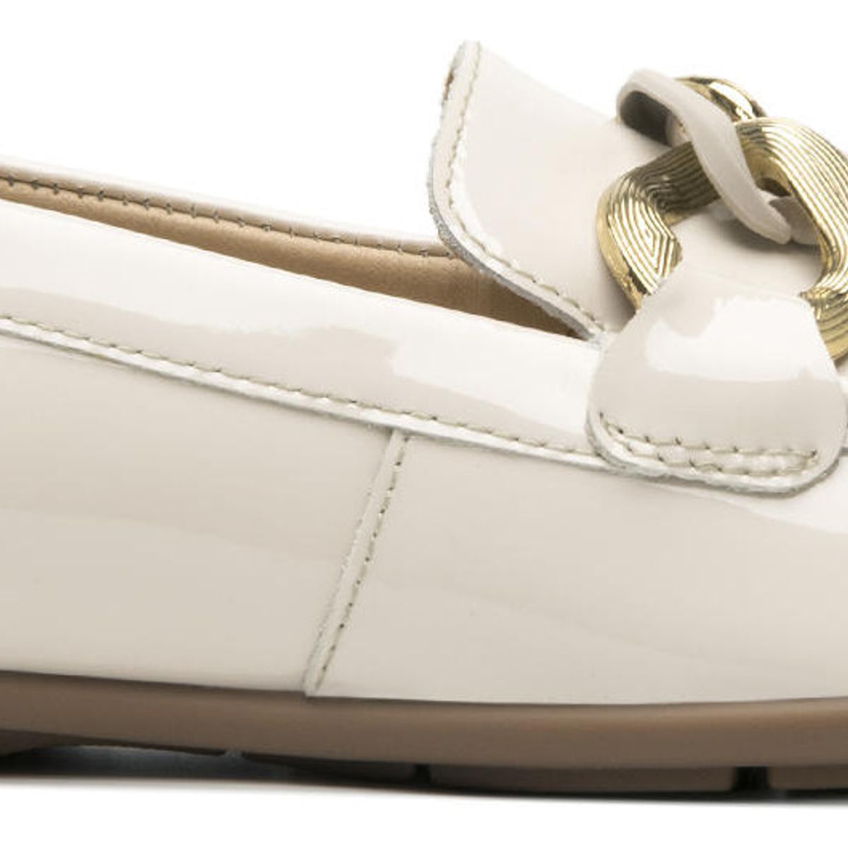 FLEXI - Mocasín Mujer Cuero Pamela 124304 Blanco Perla Flexi