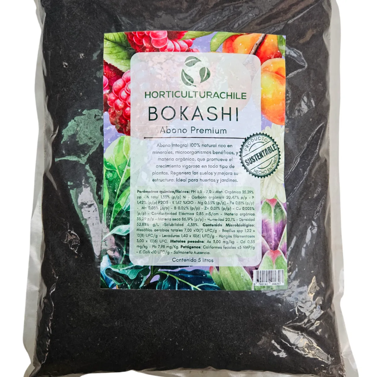 GENERICO - Bokashi - Abono Integral Premium, 5 Litros