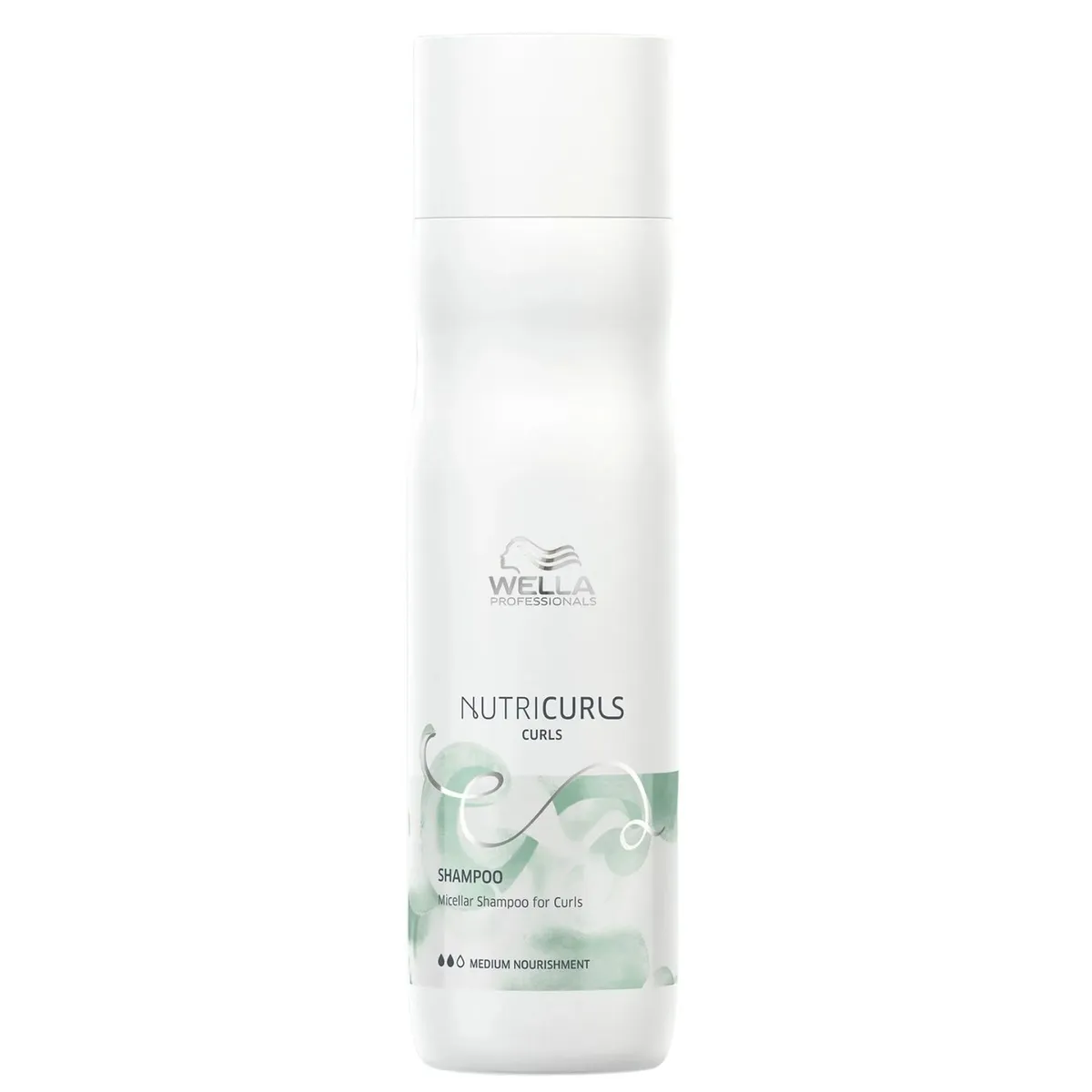 WELLA - Shampoo Nutricurls Micellar 250ml Wella Rizos Hidrata Limpieza Suave