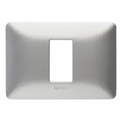 BTICINO - Tapa Matix Aluminio Natural 1 Puesto SAM503M1AL