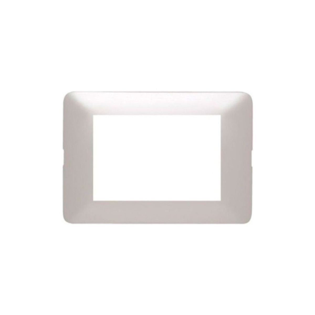 BTICINO - Placa 3 Mod Bticino Matix Gris Perla Con Soporte SAM503M3GPF