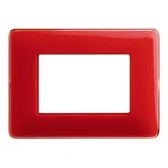 BTICINO - Placa 3 Modulos Matix Coral Con Soporte SAM4803CRDF