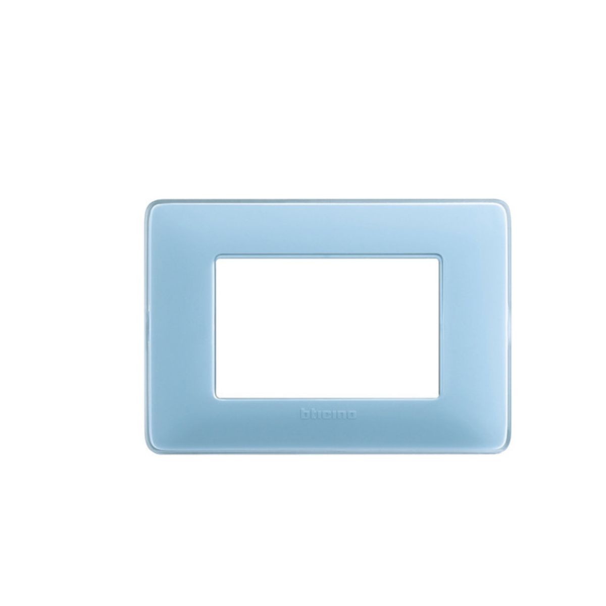 BTICINO - Placa 3 Mod. Bticino Matix Turquesa C/soporte SAM4803CARF