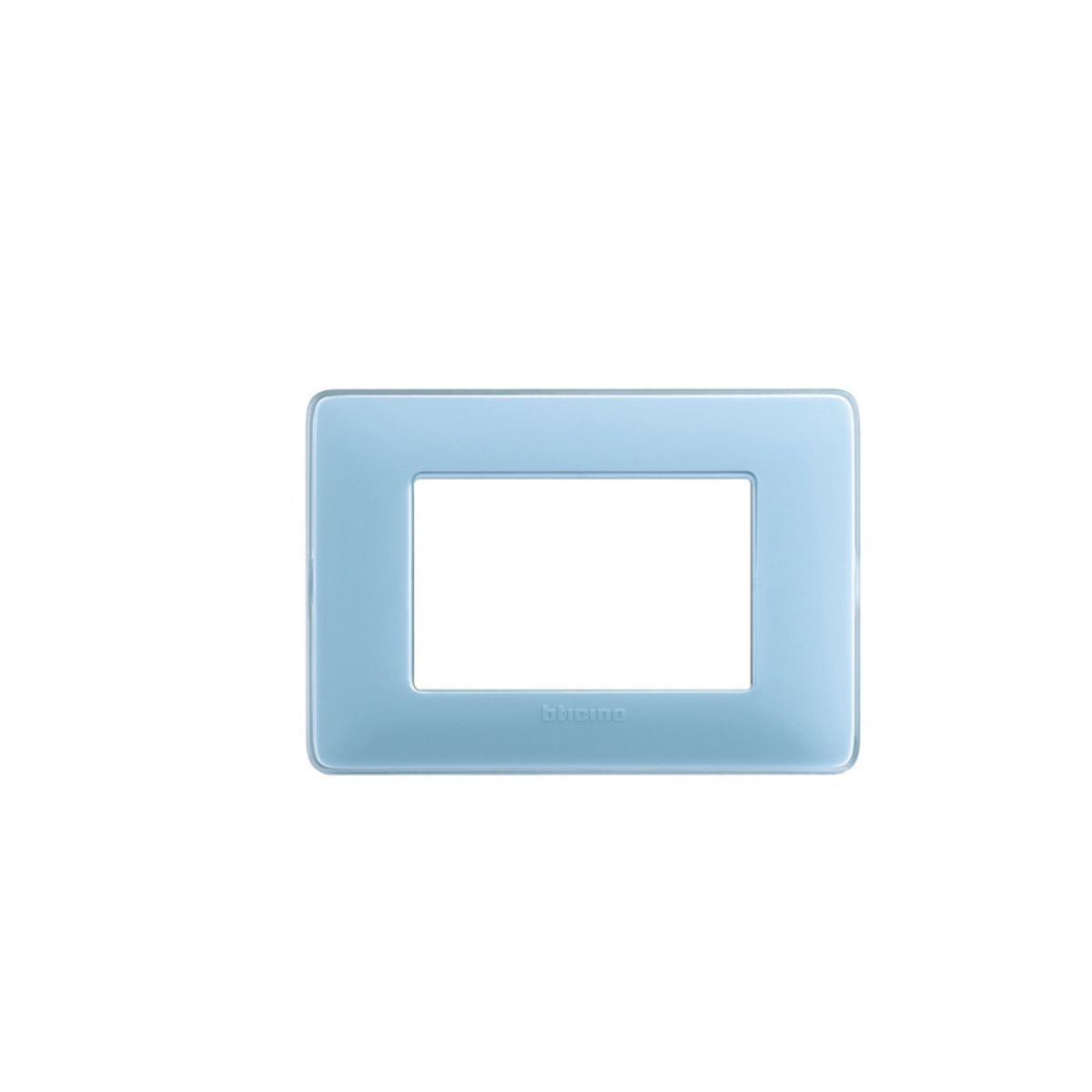 BTICINO - Placa 3 Mod. Bticino Matix Turquesa C/soporte SAM4803CARF