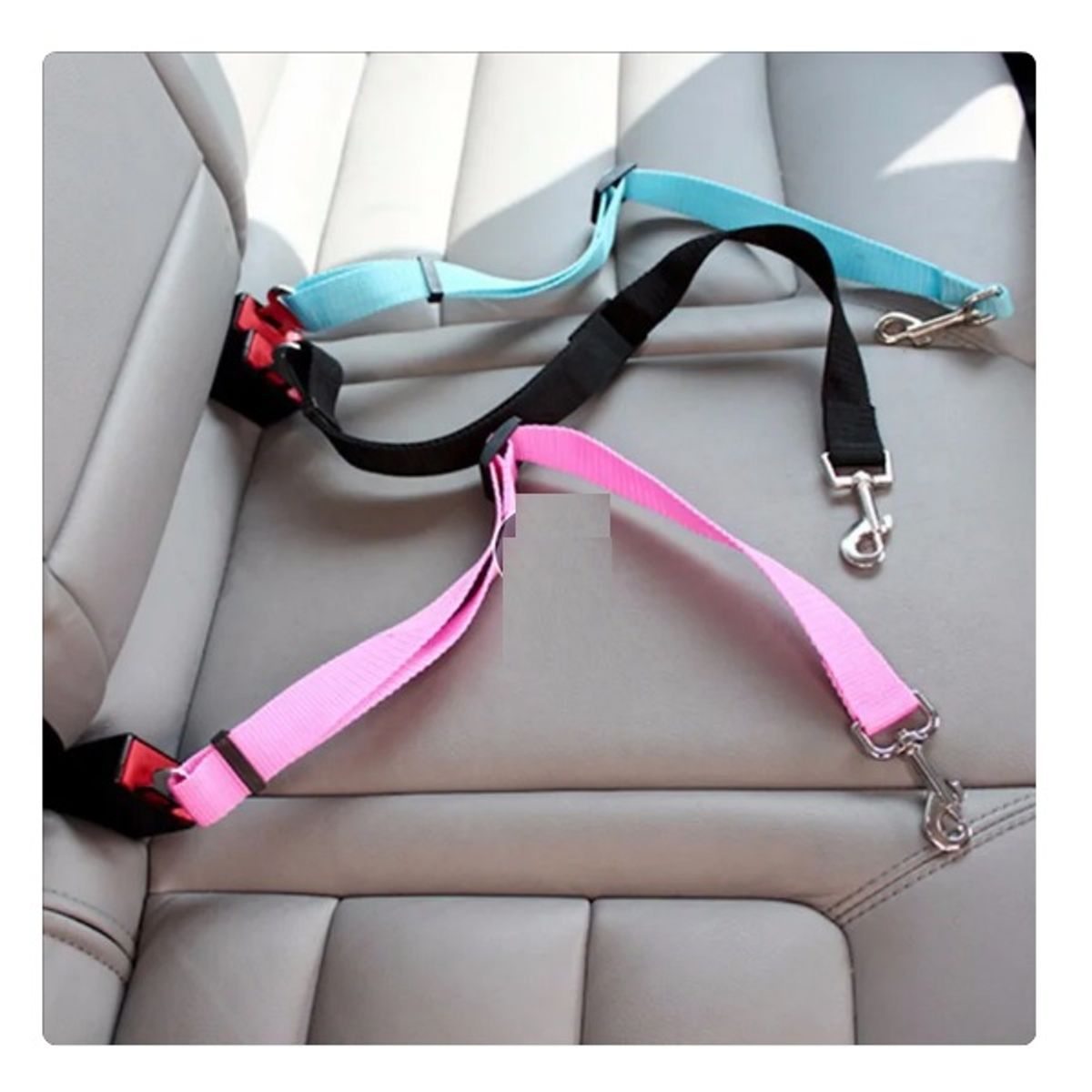 GENERICO - Cinturón de seguridad de coche para perros arnes mascotas