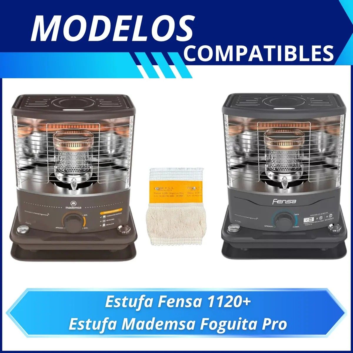 FENSA - Mecha Estufa Fensa F 1120+ Y Mademsa Foguita Pro