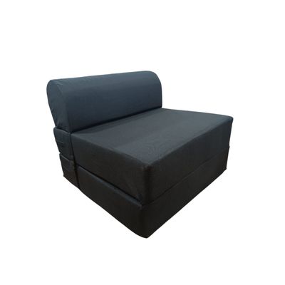 Imagen 2 del producto SOFA CAMA ESPUMA BLACKIE NEGRO 190X90X18 1pza