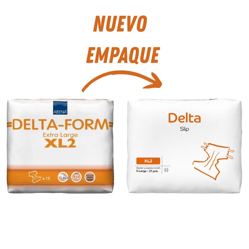 ABENA - Pañales para adultos Abena anatómico DELTA SLIP Extra grande 21unid