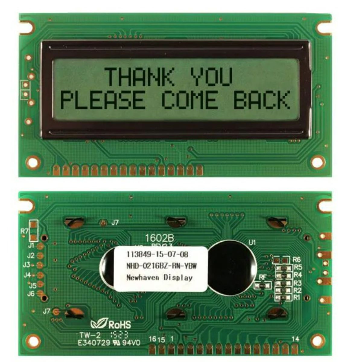 GENERICO - Pantalla De Caracteres LCD reflectante