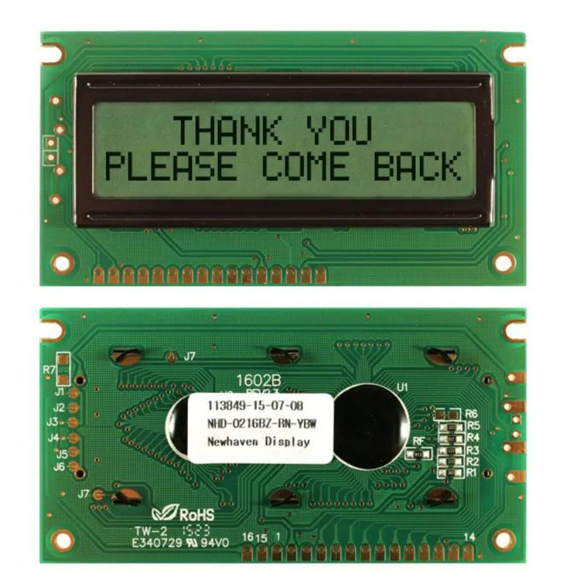 GENERICO - Pantalla De Caracteres LCD reflectante