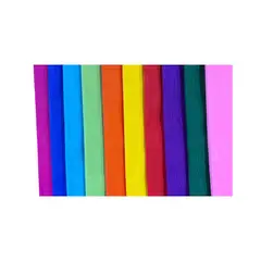 ART AND CRAFT - Papel Crepe 10 Pliegos De 50x200 Cm Art & Craft - Multicolor
