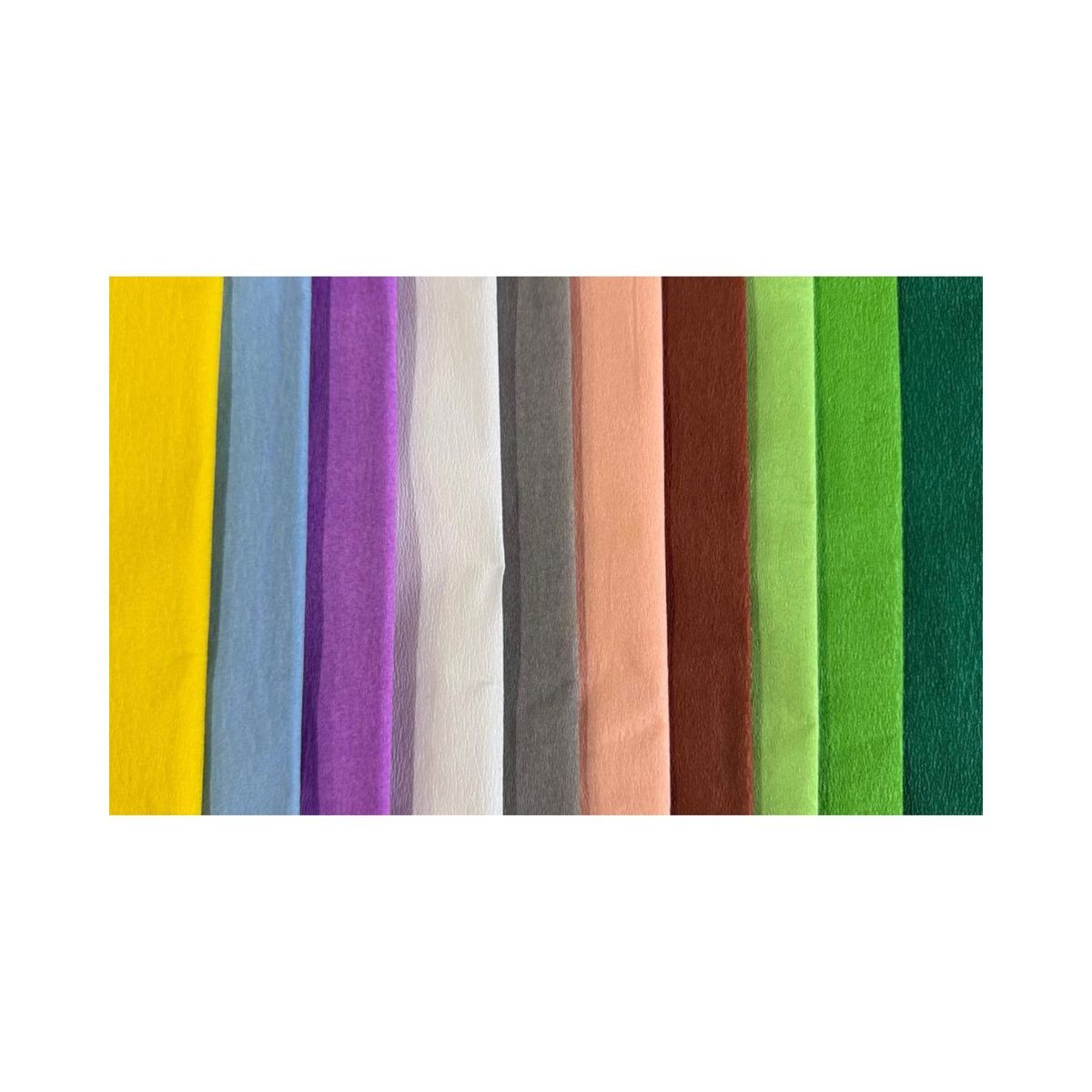 ART AND CRAFT - Papel Crepe 10 Pliegos De 50x200 Cm Art & Craft - Multicolor