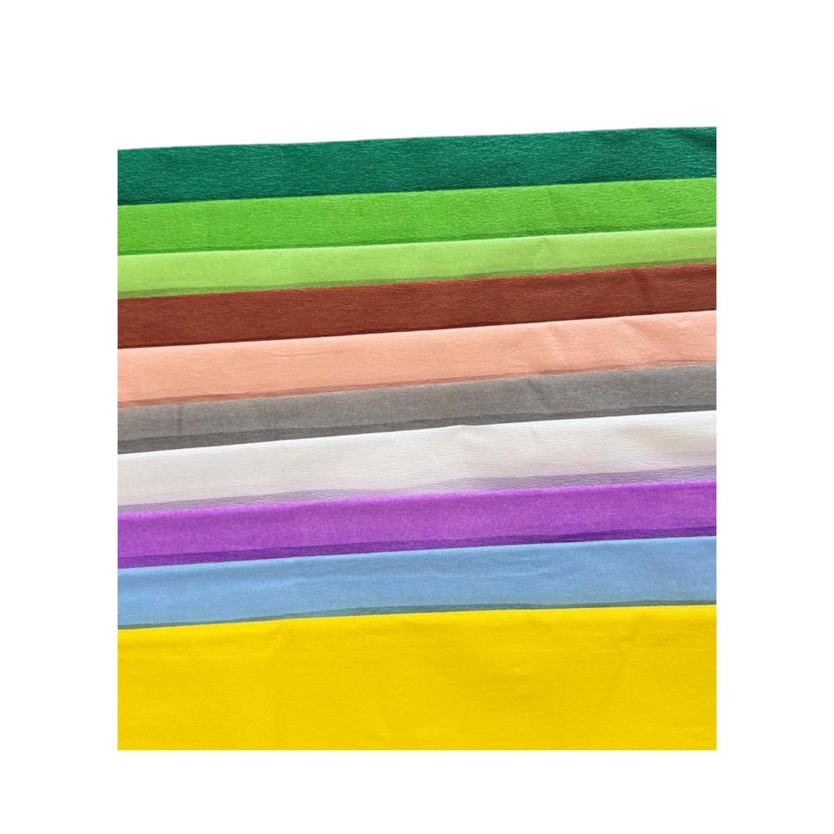 ART AND CRAFT - Papel Crepe 10 Pliegos De 50x200 Cm Art & Craft - Multicolor