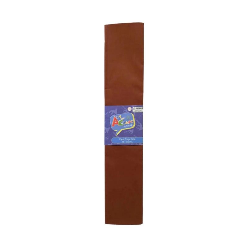 ART AND CRAFT - Papel Crepe 10 Pliegos De 50x200 Cm Art & Craft - Cafe