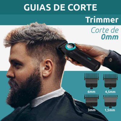 Imagen 2 del producto Barber Combo Cortapelo V001 + Patillera V977+ Shaver V377 Negro