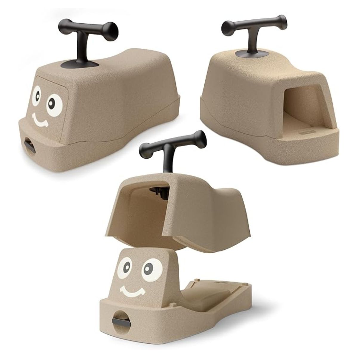 EPOLY - Poly Go Caminador Bebés Niños 4 En 1 Material Seguro Beige