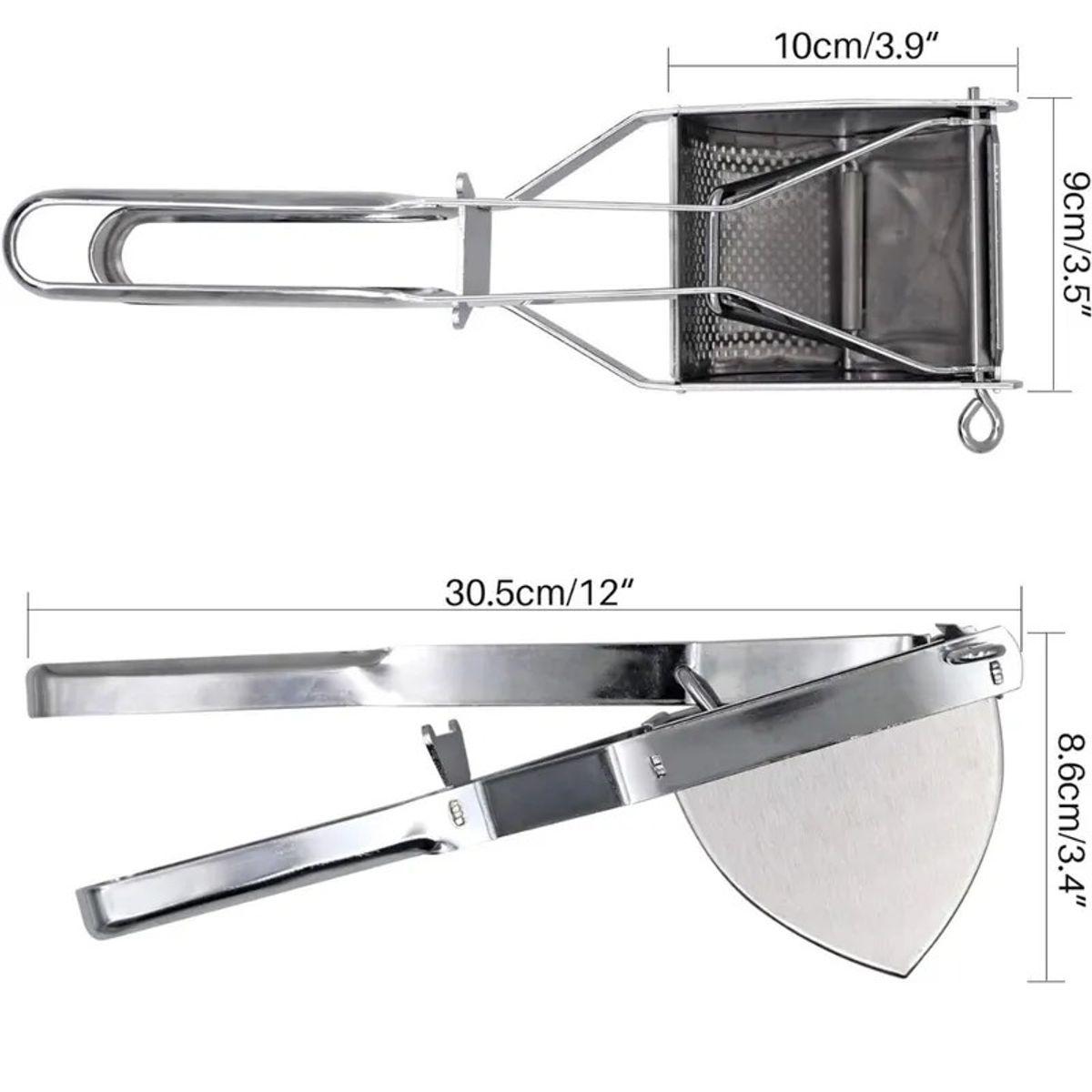 GENERICO - Triturador de Patatas Acero Inoxidable