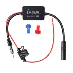 GENERICO - Amplificador De Señal Fm Radio De Auto Universal 12v Ant-208
