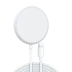 GENERICO - Cargador De Celular Inalambrico Tipo C METAL Magnetico Carga Rapida