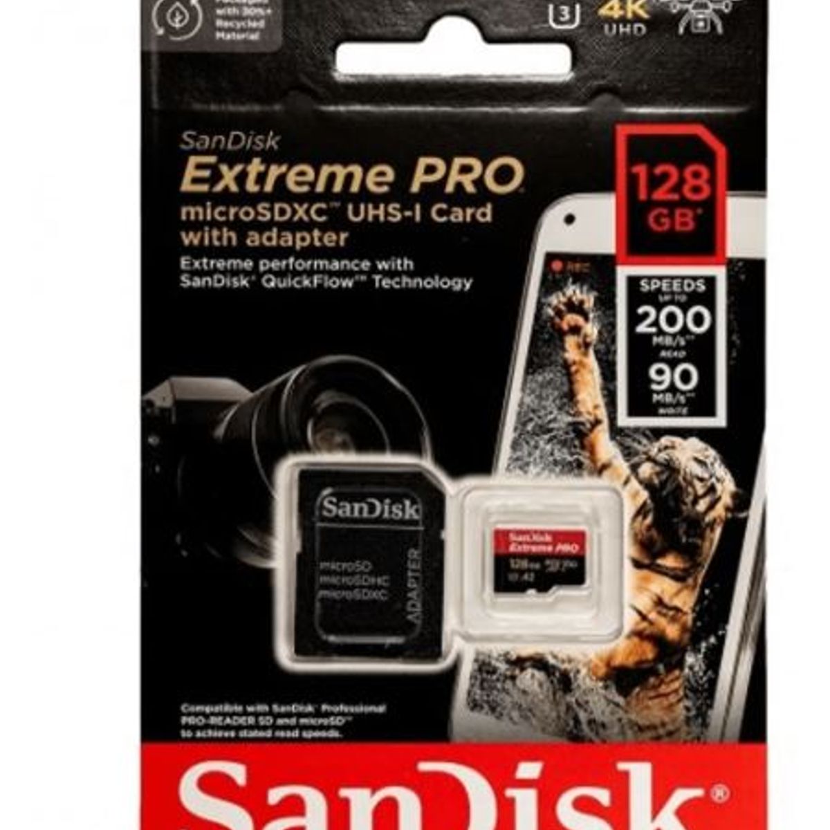GENERICO - Tarjeta Memoria Micro SD Sandisk Extreme PRO Original 128 GB