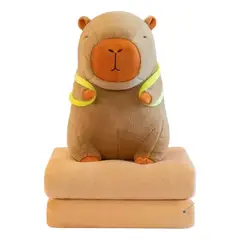 PUREPOWER - Peluche Capibara Suave con Manta - Adorable